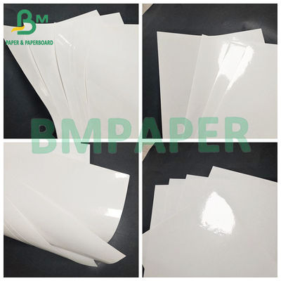 Strong Moisture Resistance And High Stretch Wet Strength Paper Waterproof Bleached Beer Bottle Labels Paper 70g 80g 90g
