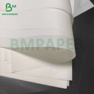 50 Gram 60 Gram Natural White Greaseproof Paper For Oil Food Stuff