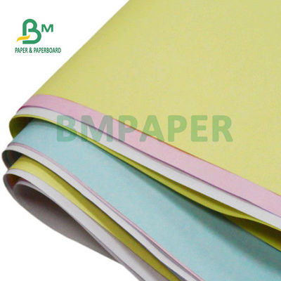 55gsm Multi Colors Carbonless Copy Paper For Courier Waybill Clear Image