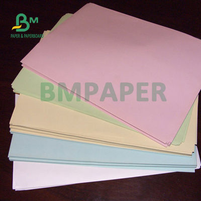 55gsm Multi Colors Carbonless Copy Paper For Courier Waybill Clear Image