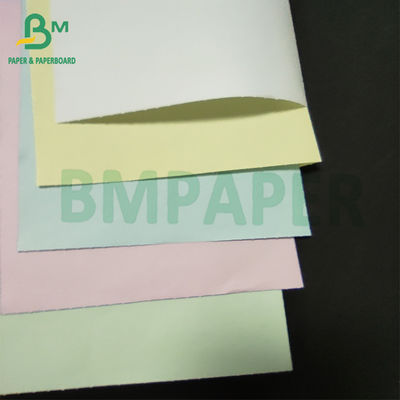 White Pink Yellow Carbonless Copying Paper 50g To 60gsm CCP For Bills