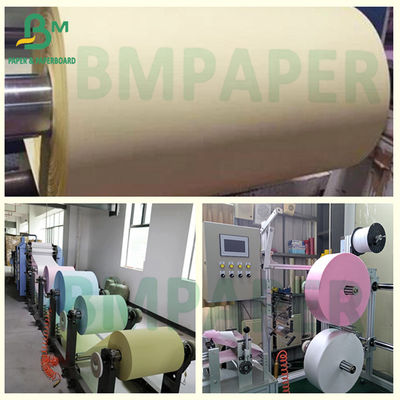 White Pink Yellow Carbonless Copying Paper 50g To 60gsm CCP For Bills