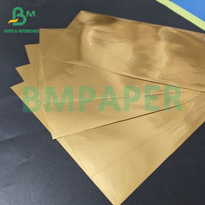 Gold And Silver Two Color Beer Label Wet Strength Adhesive Sticker Paper 70gsm Rolls