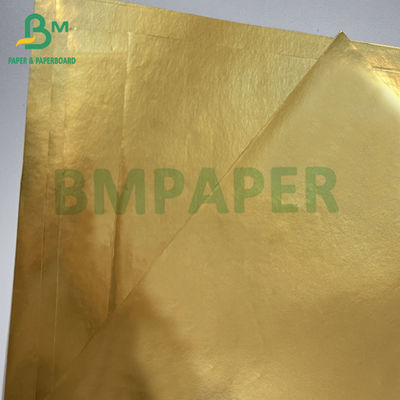 70gsm Wet Resistance Golden Aluminum Metallized Beer Laber Paper
