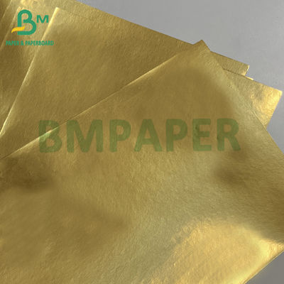 70gsm Wet Resistance Golden Aluminum Metallized Beer Laber Paper