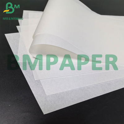 45g White Greaseproof Food Grade Waxed Wrapping Paper Burger Packing Paper