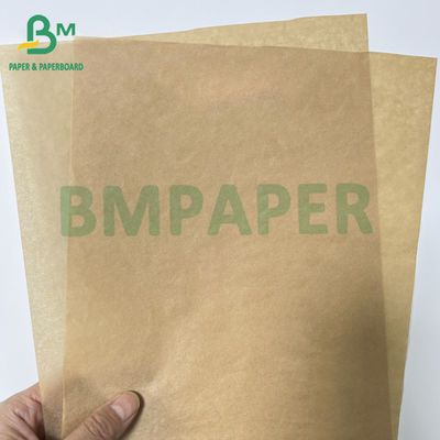 40gsm 60gsm Unbleached Brown Oil Proof  Food Snack Candy Packaging Paper