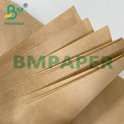 25g 50g Brown Semi Extensible Sack Kraft Paper For 2- Ply And 3- Ply Cement Bags