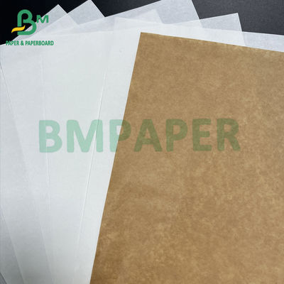 40 gsm + 10 gsm PE  White Unbleached Brown Sugar Packing Paper Butcher Paper Roll