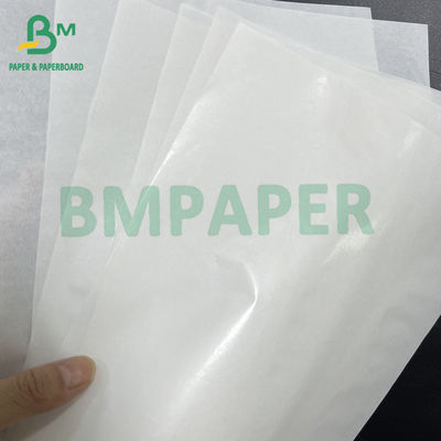 45 gsm + 10 gsm One Side Glossy PE Coated White Burger Wrapping Paper Butcher Paper