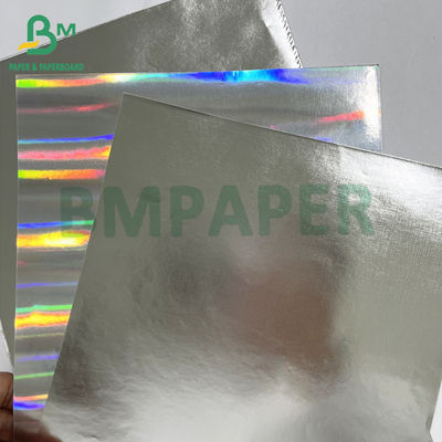 Label Printing Excellent Wet Strength Silver Coated Metailzed Paper
