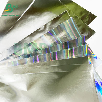 Single Side Silver Glossy Coating 70gsm Siver Metallized Paper