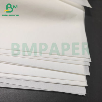 White Grease And Oil Resistant Paper Rolls 35gsm 50gsm Excellent Grease Holdout