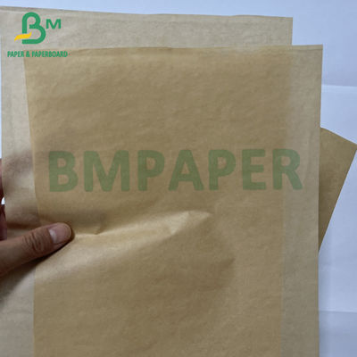 Food Bag Paper 32gsm 40gsm Excellent Oil Protection Kraft Paper