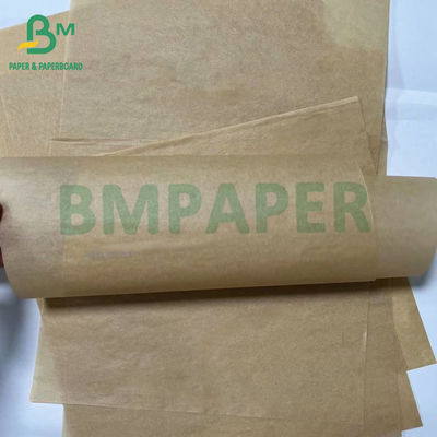 38 Gsm Eco-Friendly Grease Resistance Kraft Paper For Snack Food Wrapping