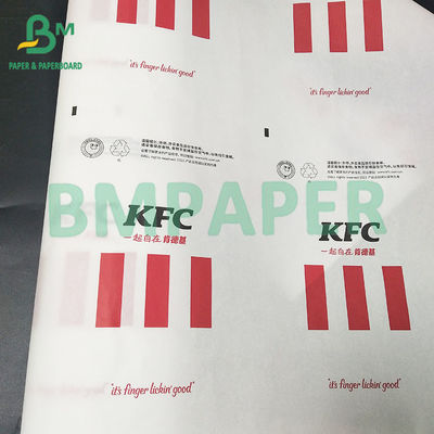 Food Grade Waterproof White Oilproof Paper Is Used For Fried Food