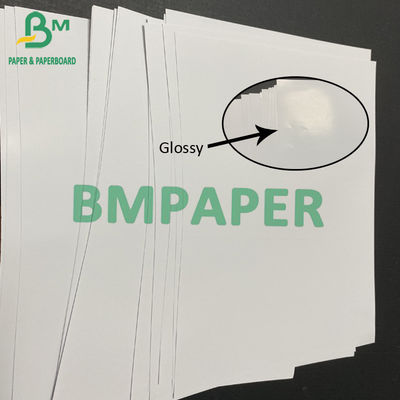 100# 80# 70# White Text Coated Art Paper Gloss / Matt Paperboard 24&quot; 36&quot; 610mm 914mm