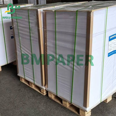 100# 80# 70# White Text Coated Art Paper Gloss / Matt Paperboard 24&quot; 36&quot; 610mm 914mm