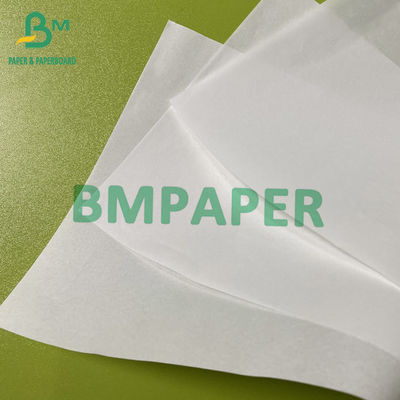 35gsm 40gsm Oil Protection Paper White Greaseproof Paper In Reels Customized Size For Food Wrapper