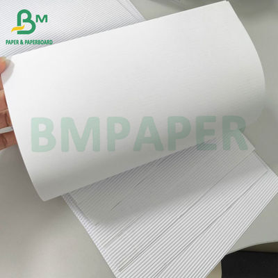 White Single Face Corrugated Cardboard Roll B Flute E Flute For Shipping