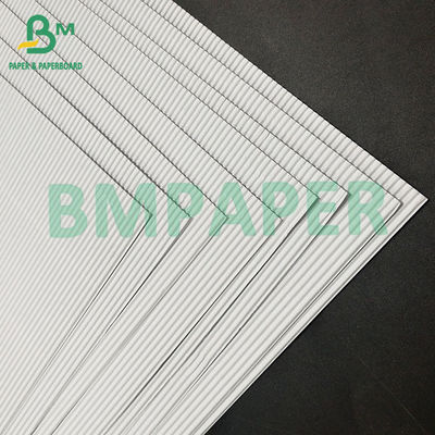 Double Layer Corrugated Cardboard Sheets Single - Sided F Pit 1mm Cosmetic Packaging Box Special Material Roll Packing