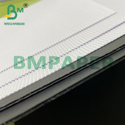 20 X 28&quot; Lightweight White Black Corrugated Cardboard F Flute Paper For Packaging
