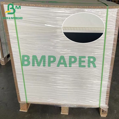 Black / White Corrugated Cardboard Sheets 3 Layers Full Colored F Flute Board 700mm X 1000mm