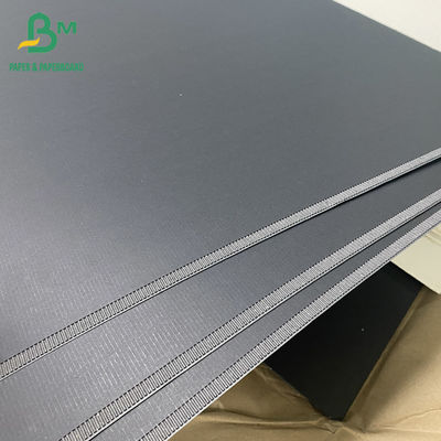 Black / White Corrugated Cardboard Sheets 3 Layers Full Colored F Flute Board 700mm X 1000mm