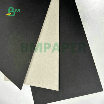 61 X 86cm Photo Album Pages 1.5mm 2mm 3mm  1 Side Black Book Binding Board   With Back Grey For Gift Box