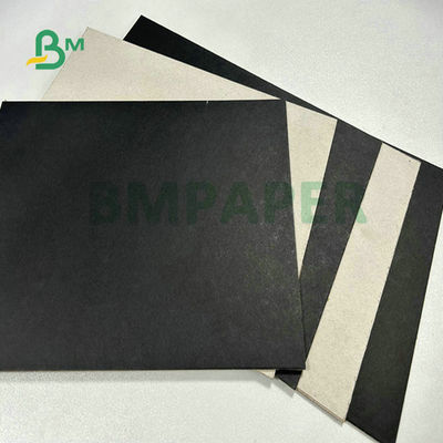 61 X 86cm Photo Album Pages 1.5mm 2mm 3mm  1 Side Black Book Binding Board   With Back Grey For Gift Box