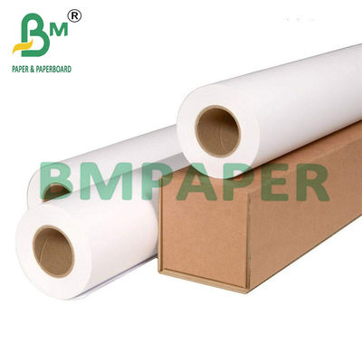 24&quot; 36&quot; X 500ft 80g Plotter Paper Roll 2&quot; Core For Inkjet Printers