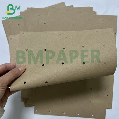 60&quot; 72&quot; 80grs Flat Micro Perforated Kraft Paper For Automated Cutting Machine