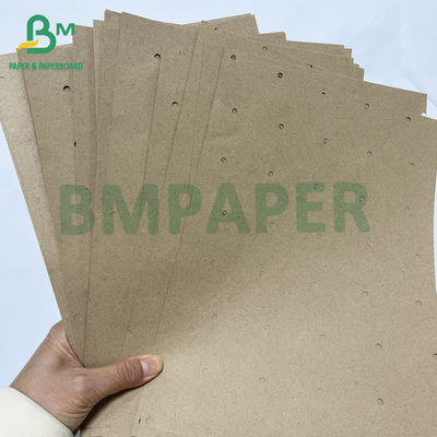 70gsm Recyclable Round Hole Perforating Underlay Kraft Paper For Garment Factory