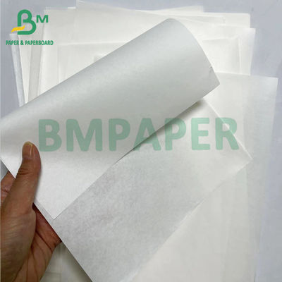 120cm Roll Width Food Grade 33gsm 35gsm MG White Kraft Paper Roll