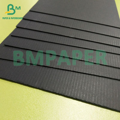 110+110+110gsm Recycle Pulp Black 3 Ply E Corrugated Board For Packaging