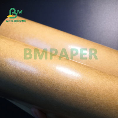 Waterproof 250gsm + 15g PE Coated Kraft Paper Roll For Disposable Cup 770mm