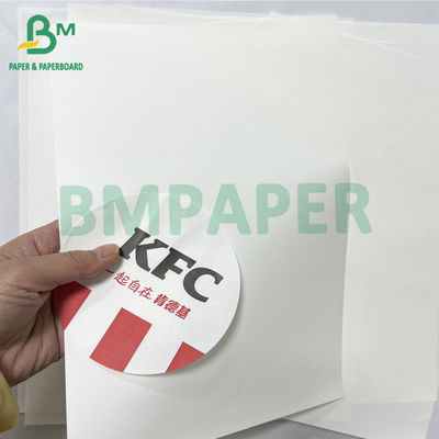 50gsm smooth food safe kit 5 kit 7 grease proof hamburger paper