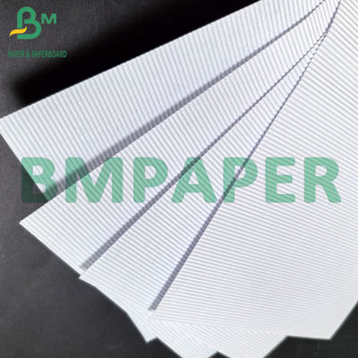 1mm 2mm F Flute 3layers Bleached High Stiffness Corrugated Board For Mailer Box