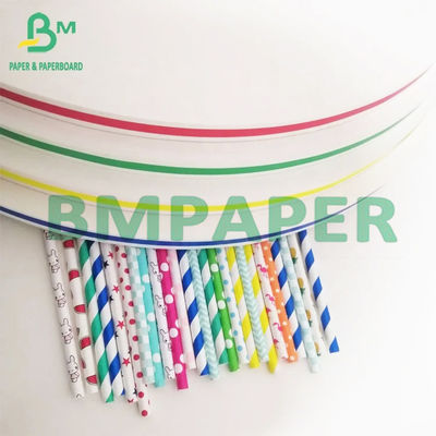 60gsm 120gsm 5 Inch Core Biodegradable MG Craft Paper For Drinking Straw