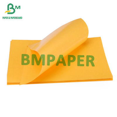80gsm Golden Kraft Paper Rolls For Envelope Paper Express Bubble Bags 787mm 1092mm