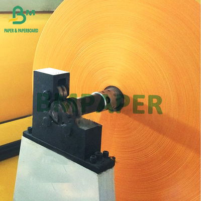 80gsm Golden Kraft Paper Rolls For Envelope Paper Express Bubble Bags 787mm 1092mm
