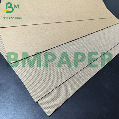 1mm F Flute Unbleached Brown Corrugated Paper Sheets For Boxes