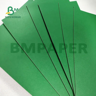 1MM 2MM Green Laminated Board Colour Cards For Cosmetic Case