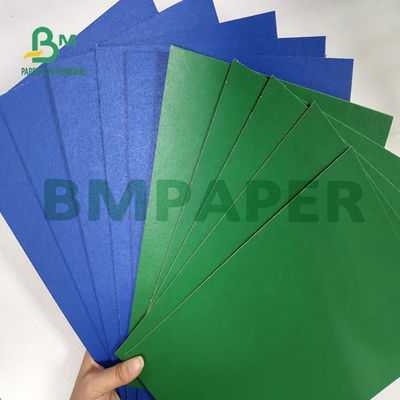 1MM 2MM Green Laminated Board Colour Cards For Cosmetic Case