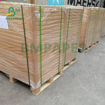 80gsm C1S High Glossy Coated White Paper For Beverages Labels 70 X 100cm