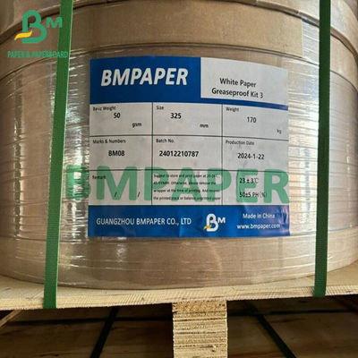 White Greaseproof Paper Kit3 High Quality Food Packaging Paper Roll 325mm 650mm Width