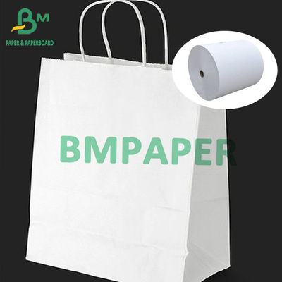 Food Grade White Kraft Paper Roll For Bag 120g 150g Printable MG Kraft 787mm 1092mm Wide