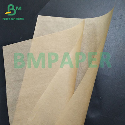40gsm Brown Greaseproof Waterproof Grade Packing Paper For Hamburger Packaging