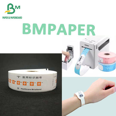 Factory Supply Eco Friendly Medical Thermal Synthetic Paper For Wristbands Lables