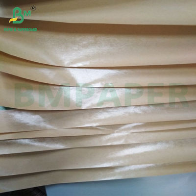 Brown Kraft Silicone Coated Paper Released Kraft Paper 80gsm For Labels
